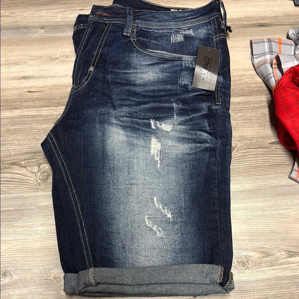 Buffalo Men's Blue Denim Shorts